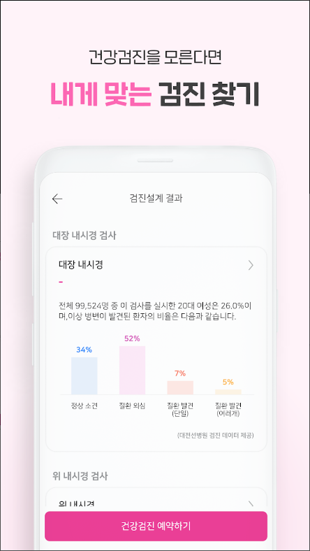 착한의사, 국내 No.1 건강검진 플랫폼, 건강검진, 건강검진 예약부터 검진결과조회, 의료인상담까지