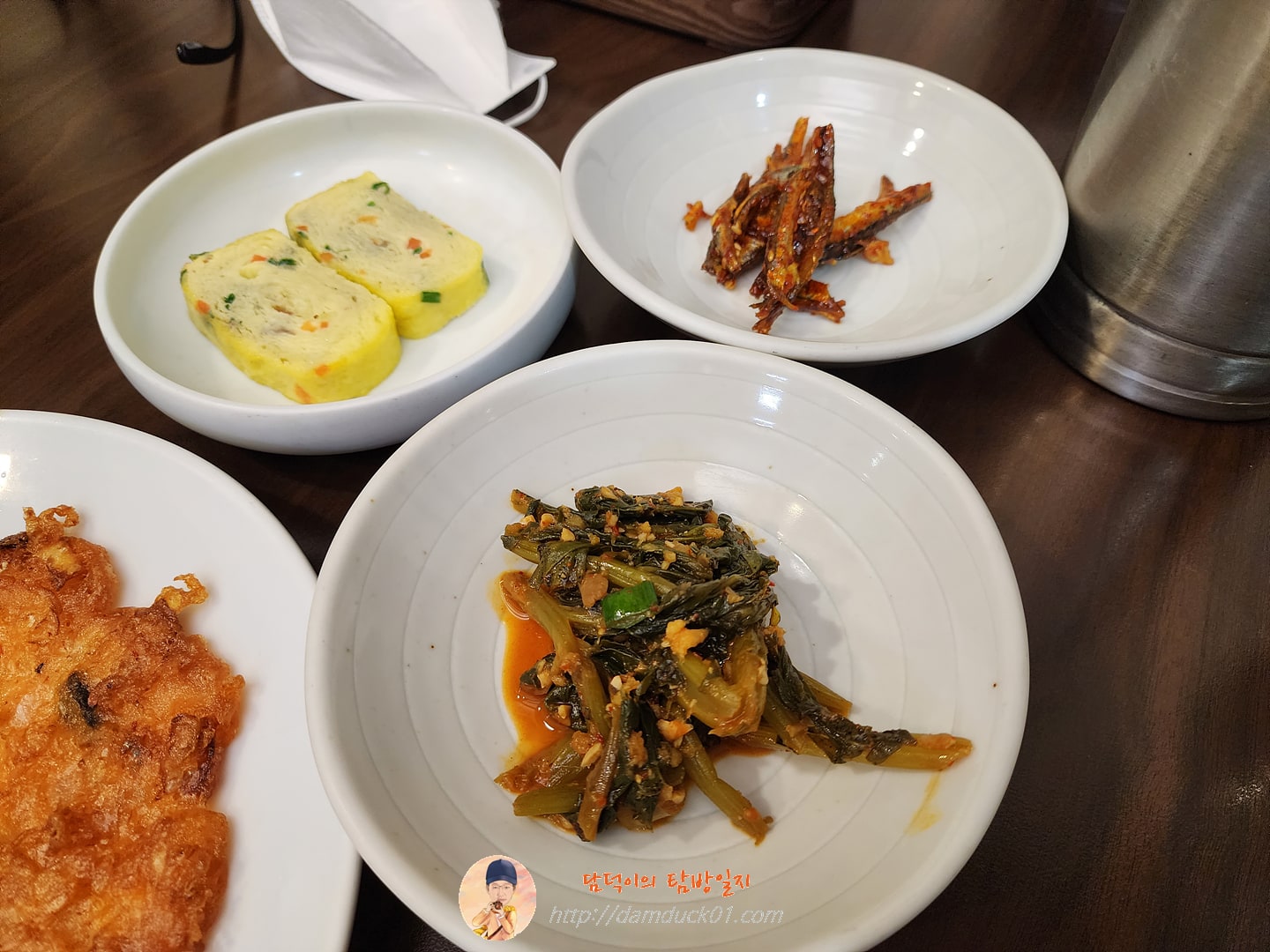 알타리, 달걀말이, 멸치볶음