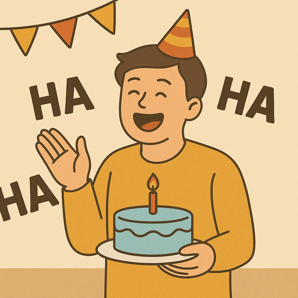 재미있는 생일 축하