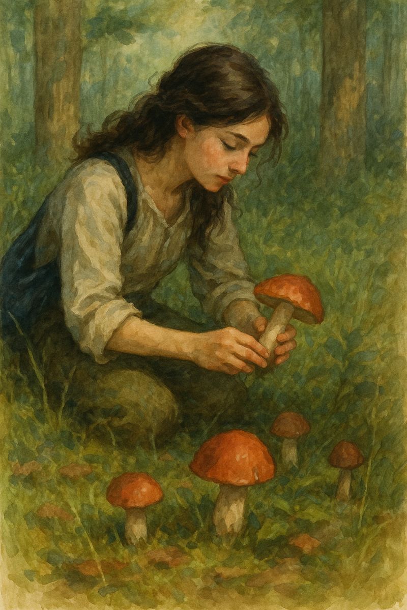 버섯 따는 꿈 해몽 - 기회의 수확, 혹은 경고?