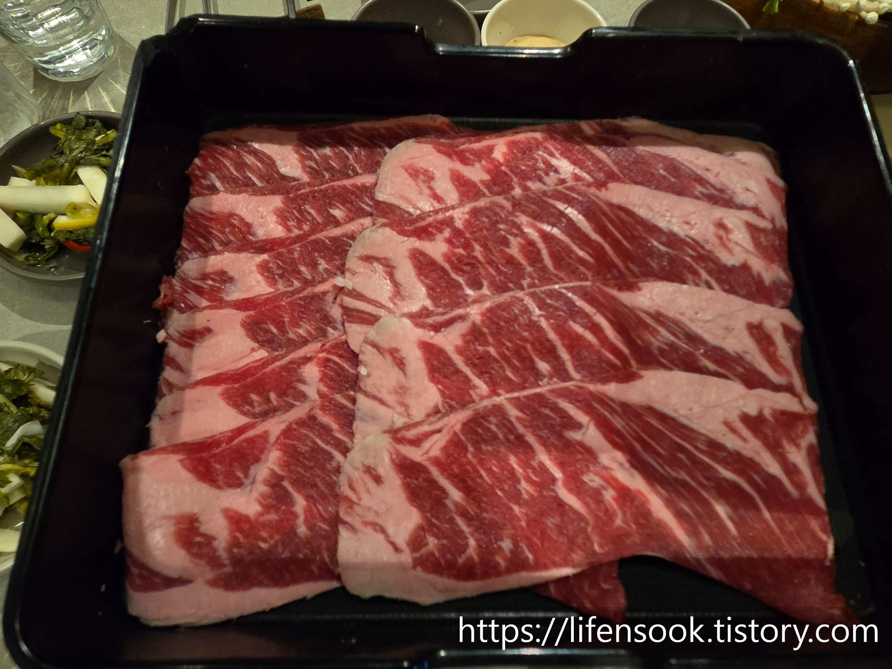 샤브인서울 압구정로데오점 블랙나인 와규 꽃등심