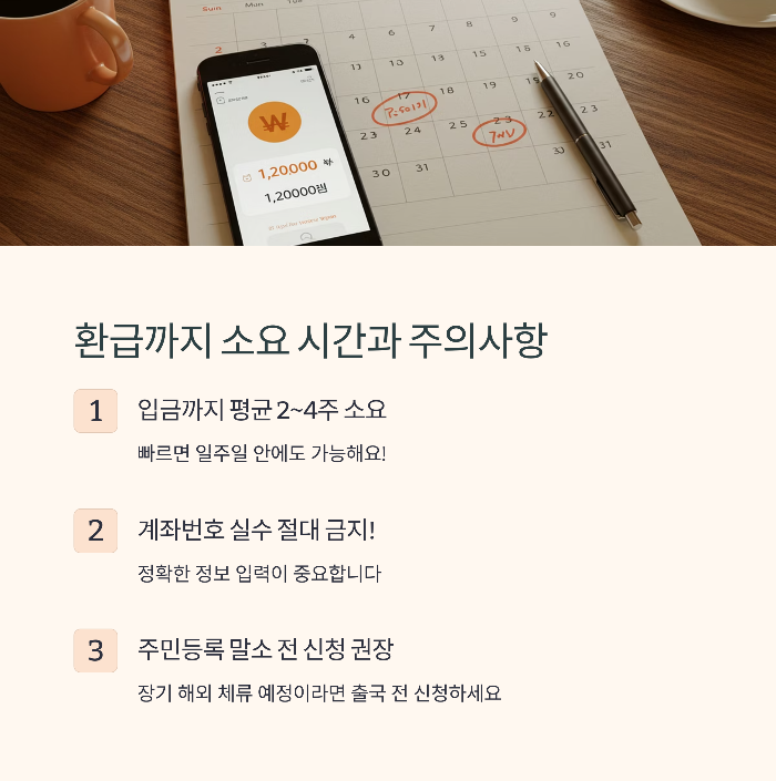 출국납부금 환급 꿀