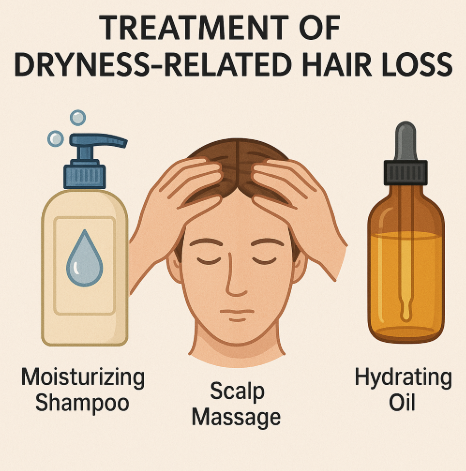 건조성 탈모 해결법