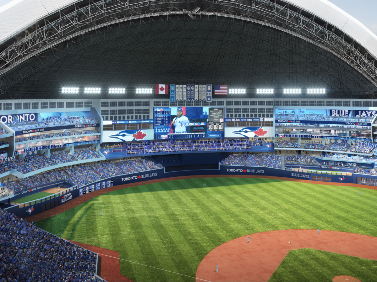 토론토 블루제이스 홈 경기장 로저스센터 전경