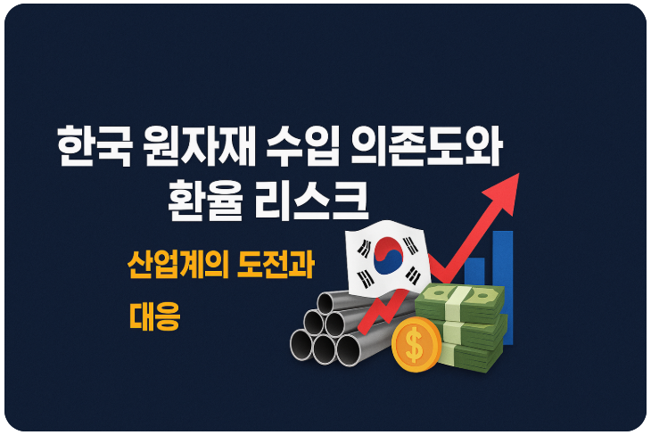 한국 원자재 수입 의존도와 환율 리스크