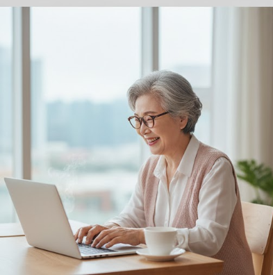 일하는 노모 (어머님)이미지