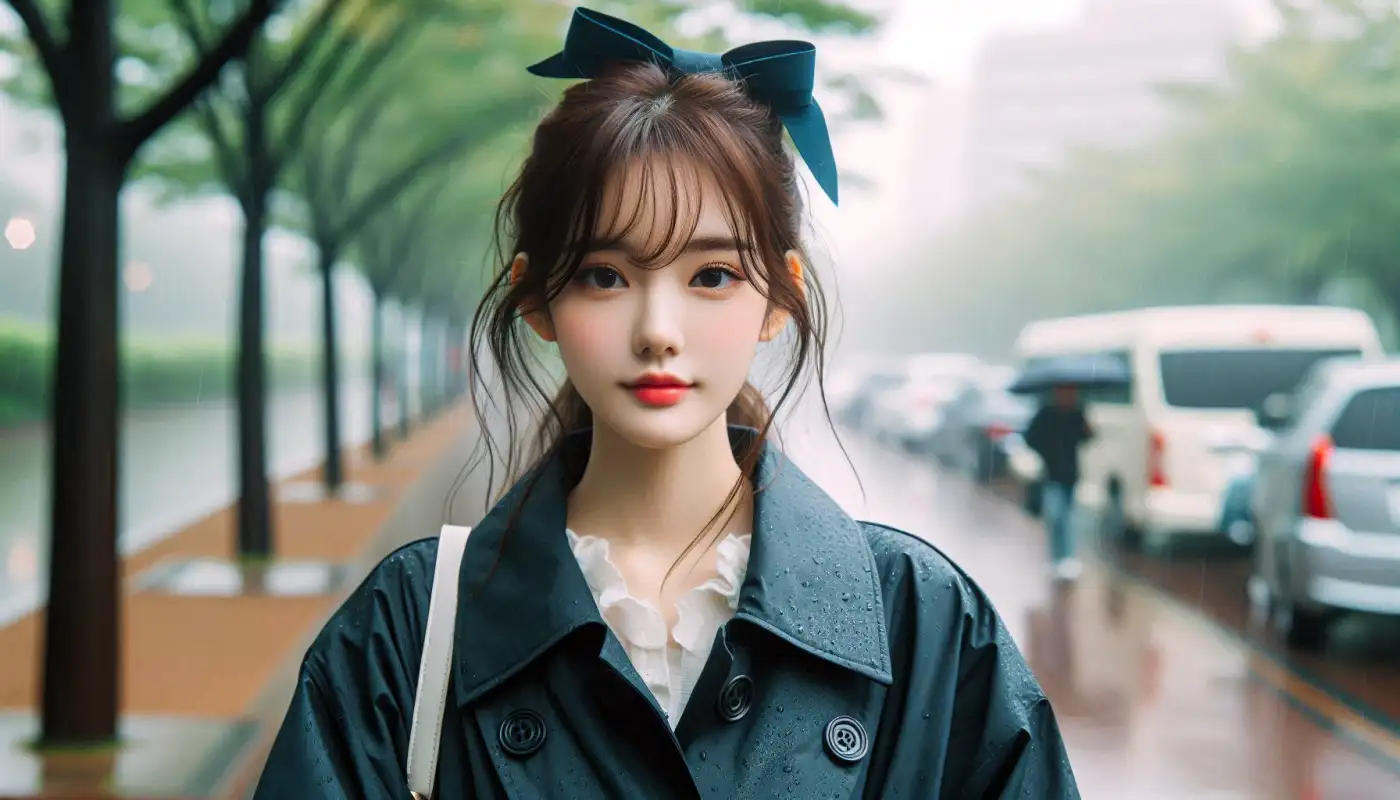 가정에서-태풍을-대비하는-여성의-모습