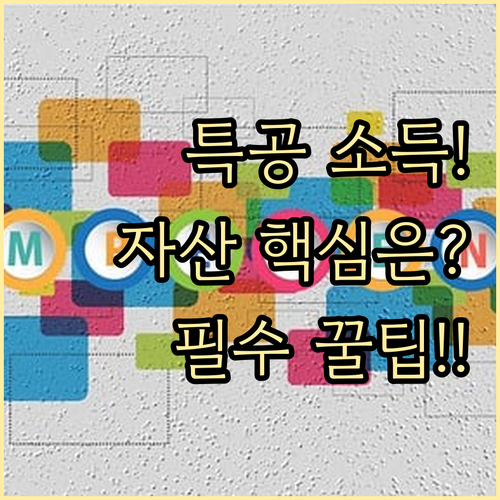 공공분양 특별공급 소득 및 자산 기준..