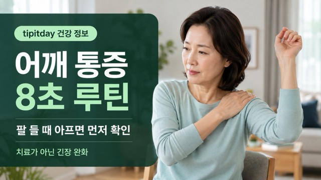 어깨 통증 8초만에 잡는법 긴장 완화 루틴 썸네일