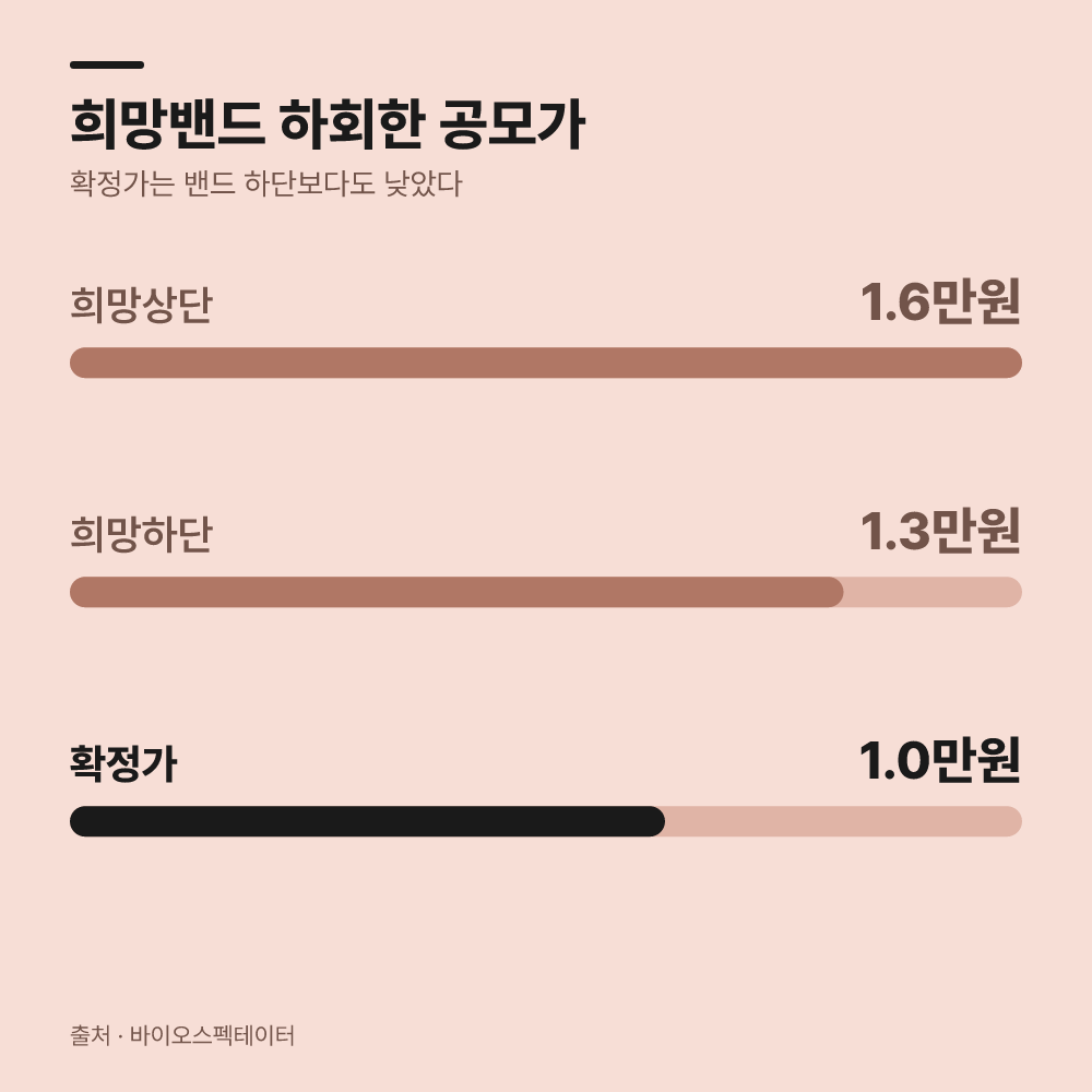 공모가는 왜 희망밴드 하단 이하로 결정됐을까?