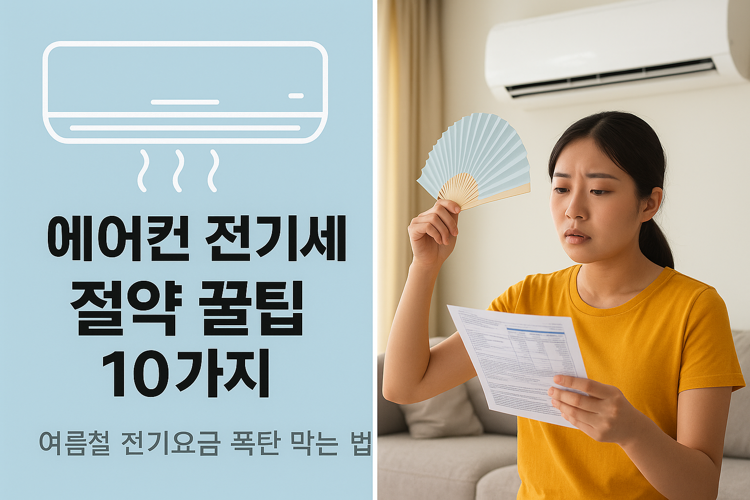 에어컨 전기세 절약 방법