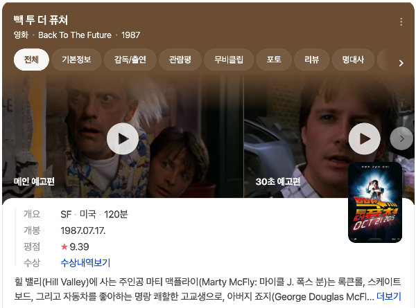 빽투더퓨쳐 개요