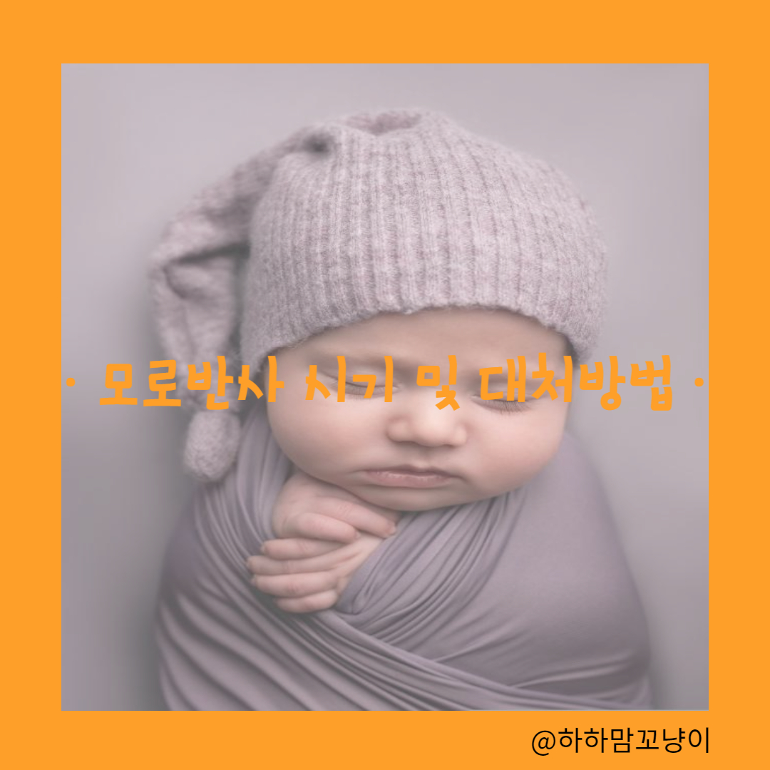 모로반사 시기 및 대처방법