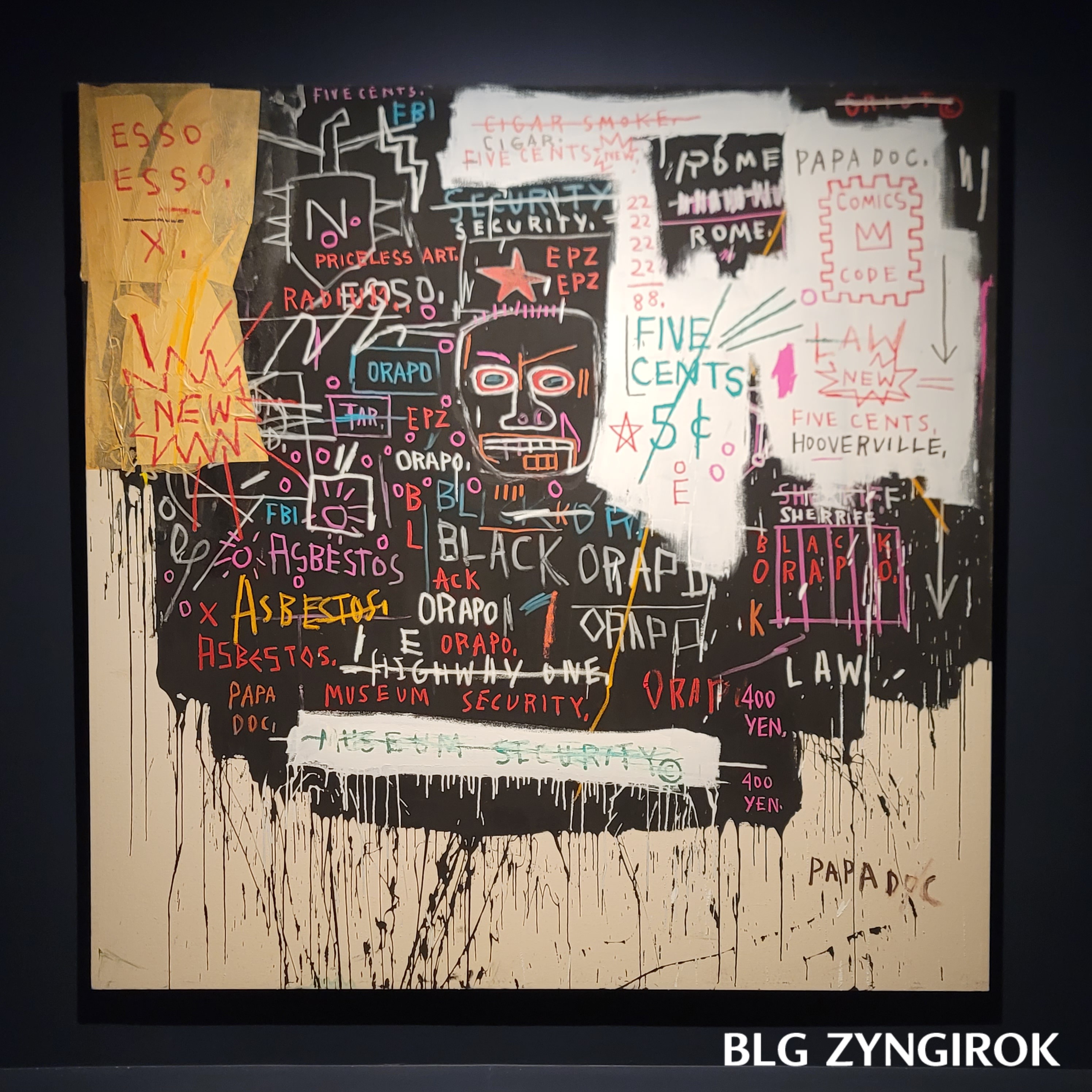 장미셀 바스키아 - 과거와 미래를 잇는 상징적 기호들