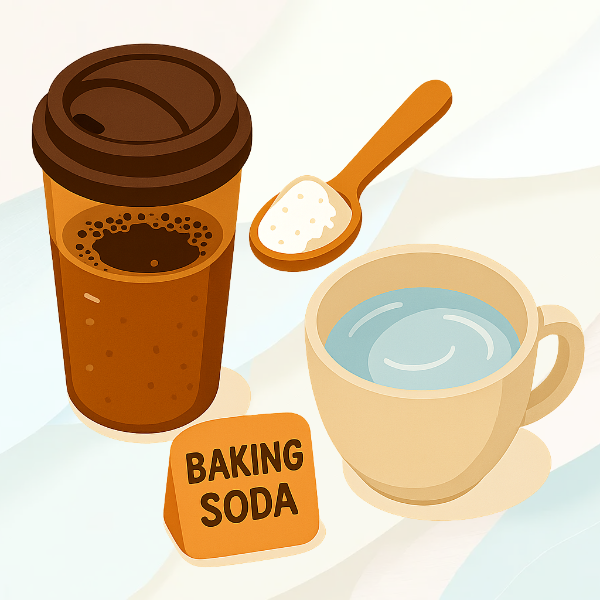 커피 얼룩과 냄새 제거법