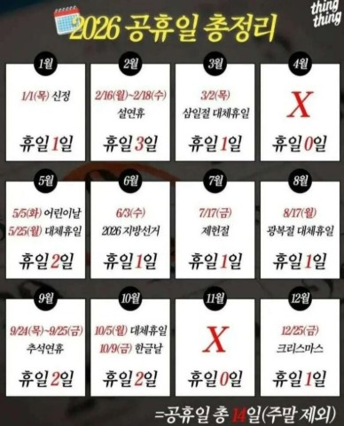 공휴일
