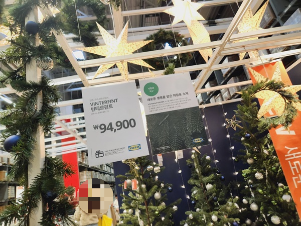 이케아 고양점 크리스마스 트리 가격