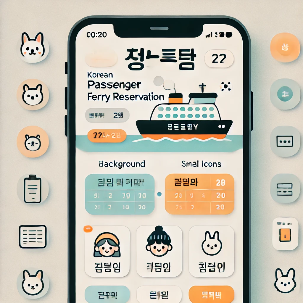 고흥제주여객선 시간표, 배편예약, 배편요금, 여객차량요금