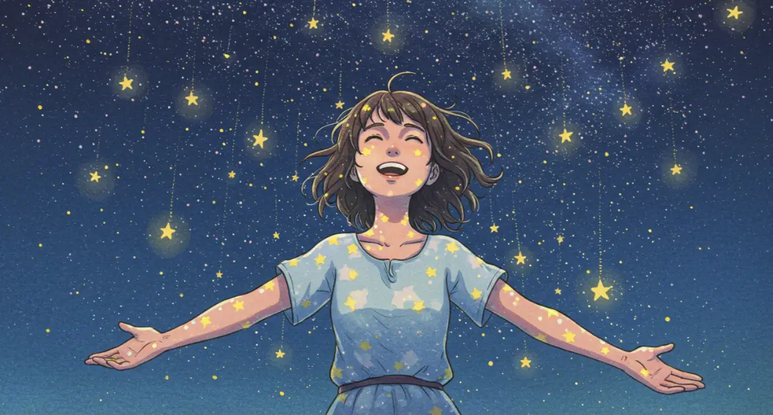 별이 쏟아지는 풍경 꿈