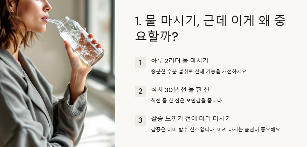 비만을 예방하는 생활 습관