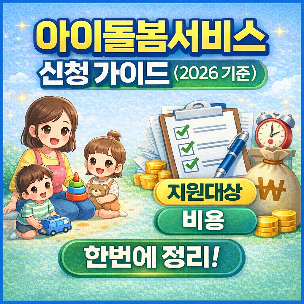 아이돌봄서비스 신청 가이드