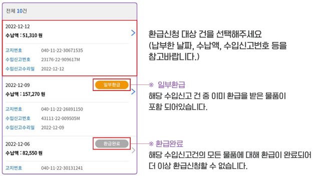 해외직구반품환급