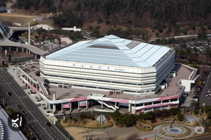 2025 전국체전 농구경기가 펼쳐질 사직실내체육관 전경