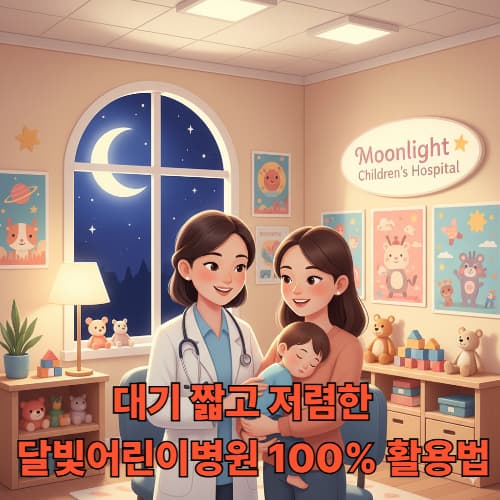 달빛어린이병원 전국 위치와 야간 휴일 운영 시간 총정리