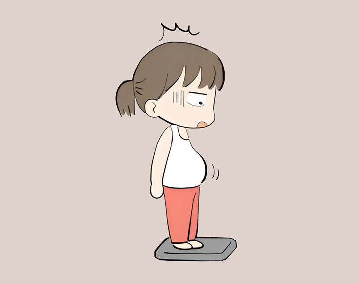 체중을-재고-놀라는-여성