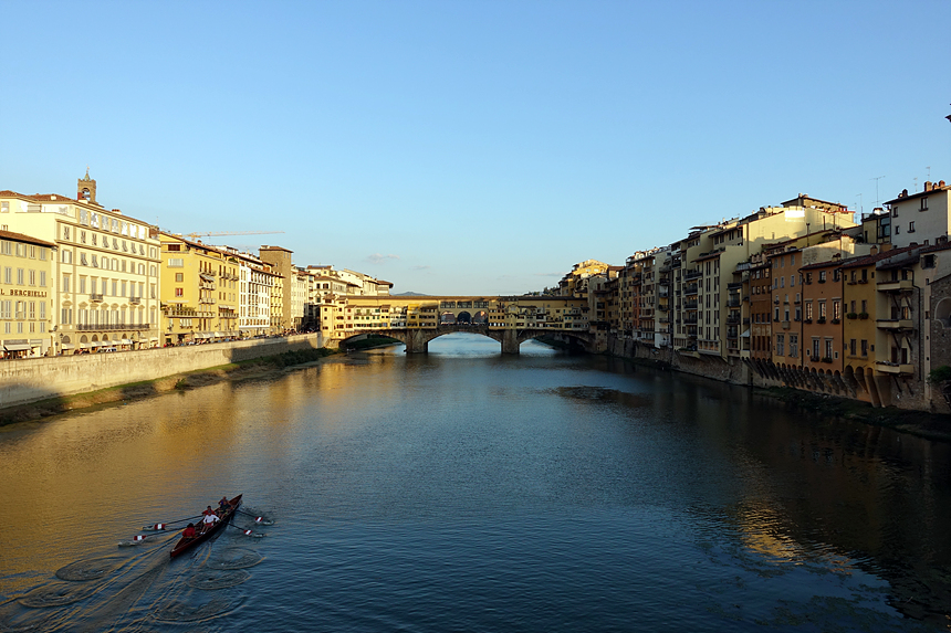 베키오 다리에서