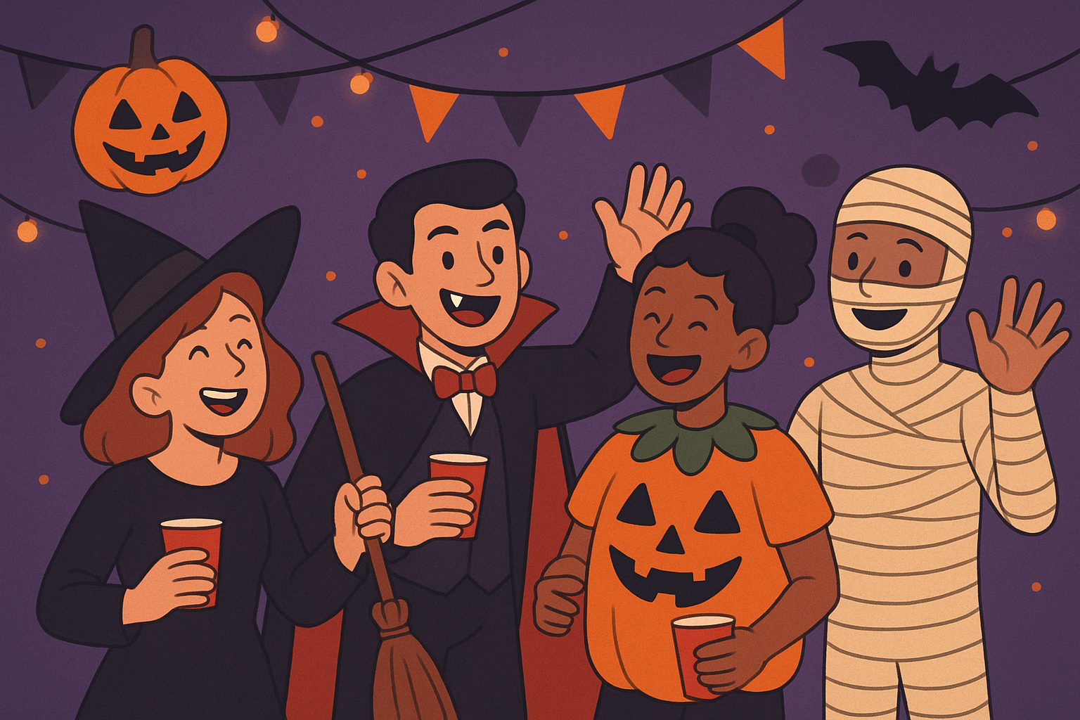 일본, 한국, 싱가포르, 홍콩의 할로윈 축제