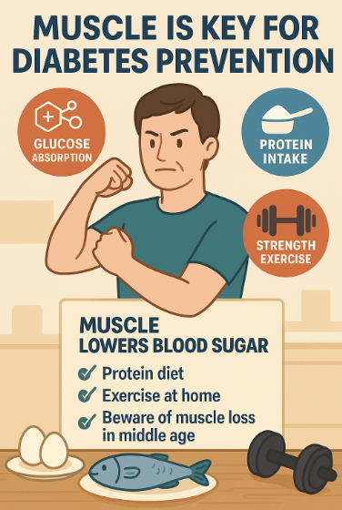 당뇨병 예방의 핵심은 근육