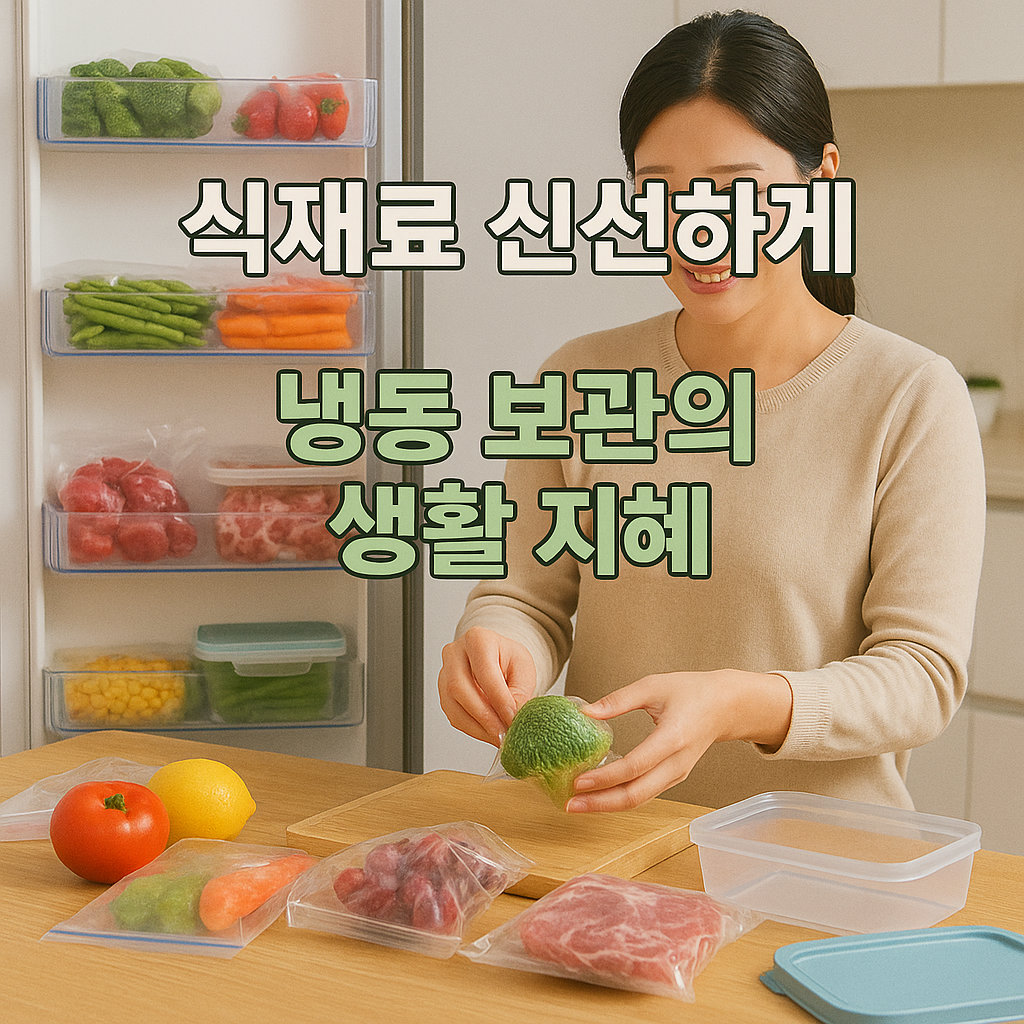 식재료 냉동보관의 지혜