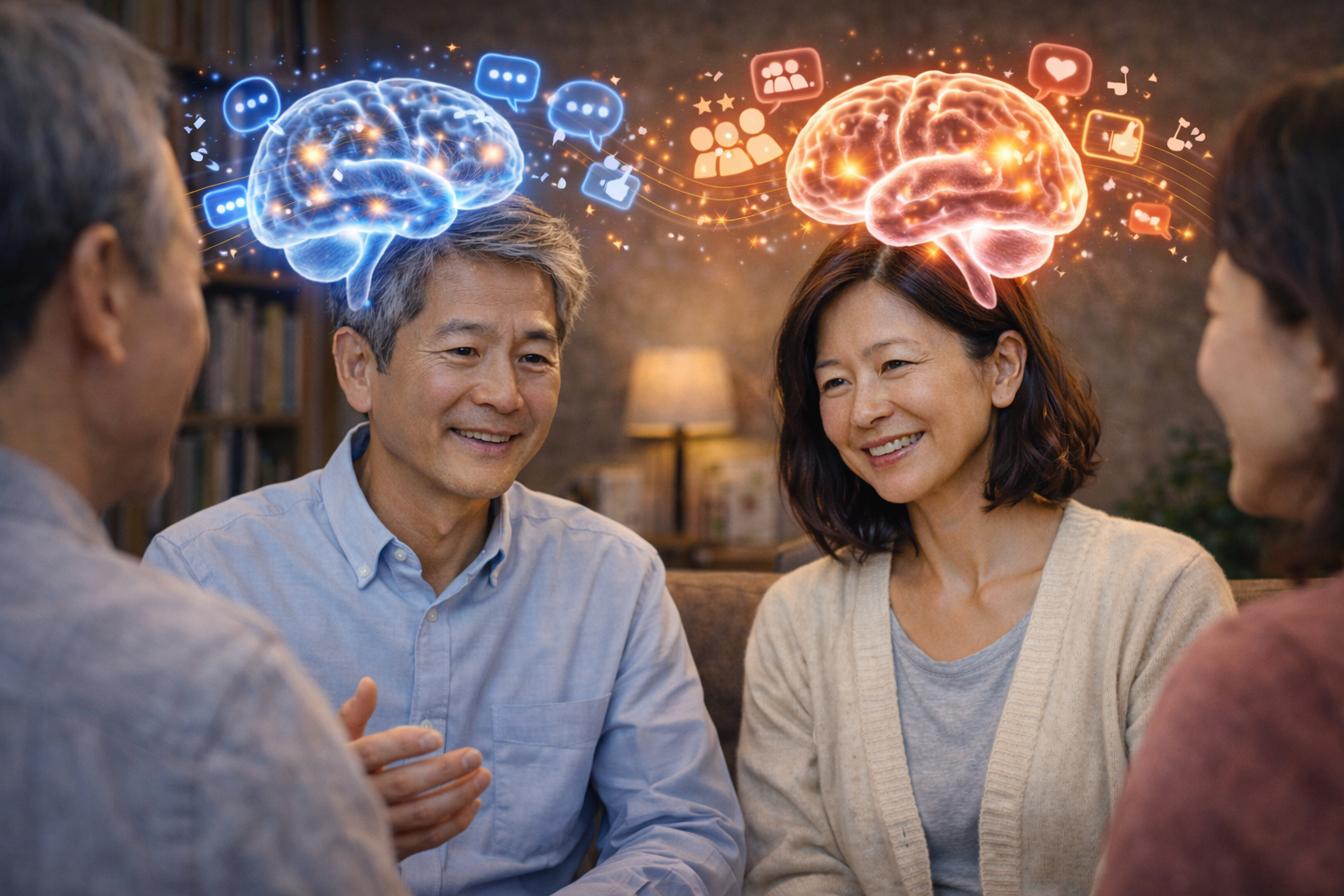 중장년 뇌가 사람 속에서 살아나는 이유