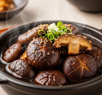 건표고버섯-간장-조림