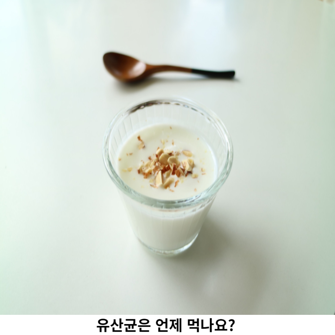 유산균 복용 방법 중요성