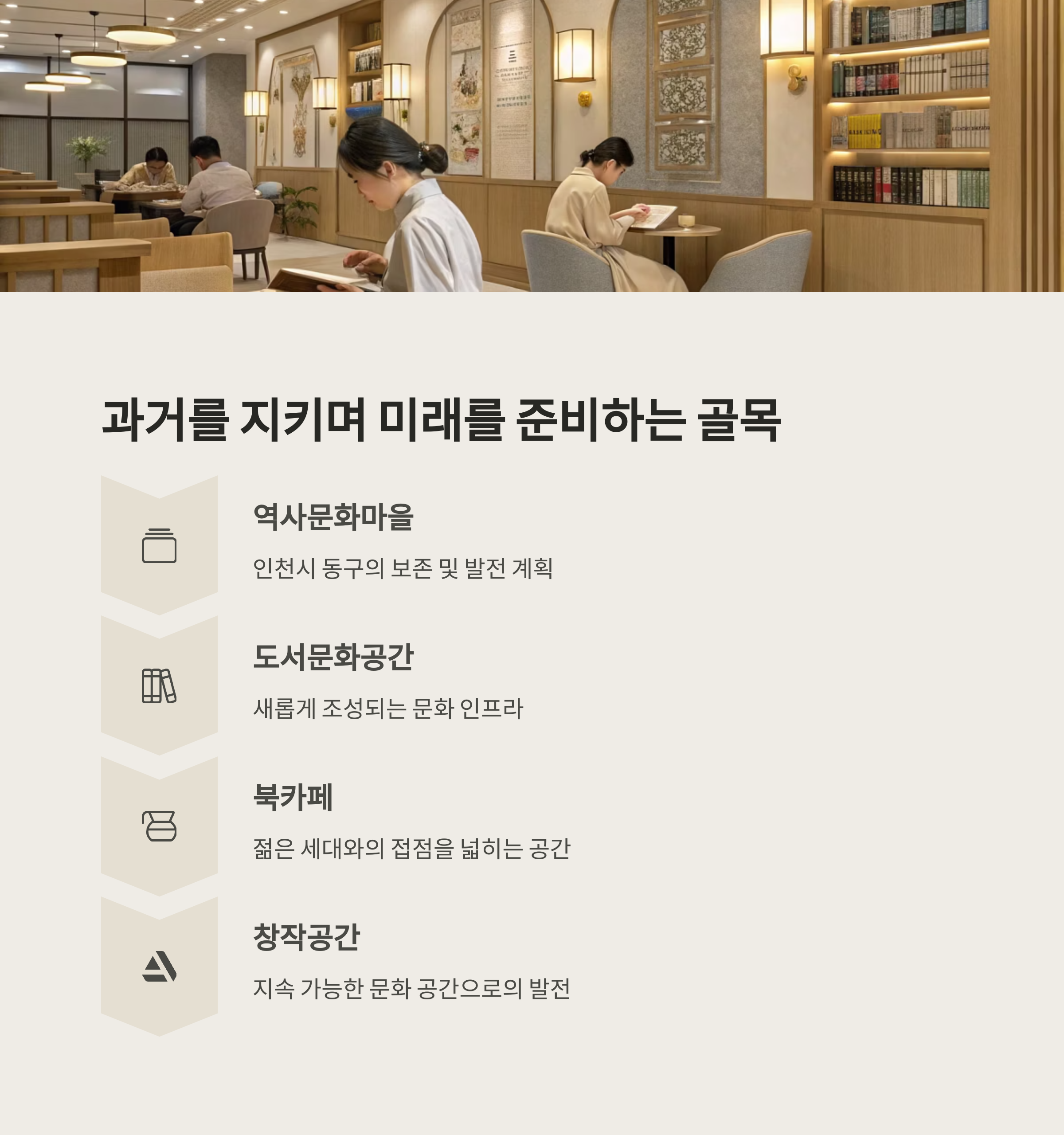 과거를 지키며 미래를 준비하는 골목