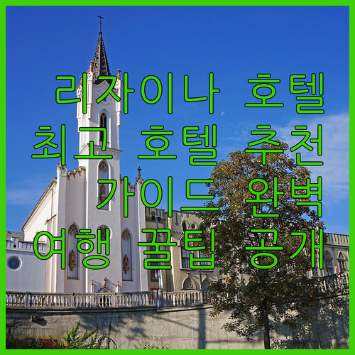 리자이나 호텔 추천 완벽 가이드! 메..