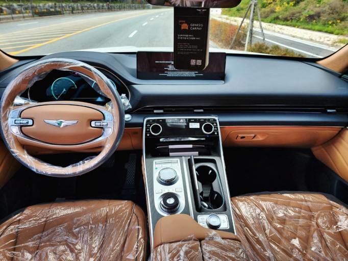 GV80의 실내