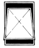 창문종류, 수평 피봇창