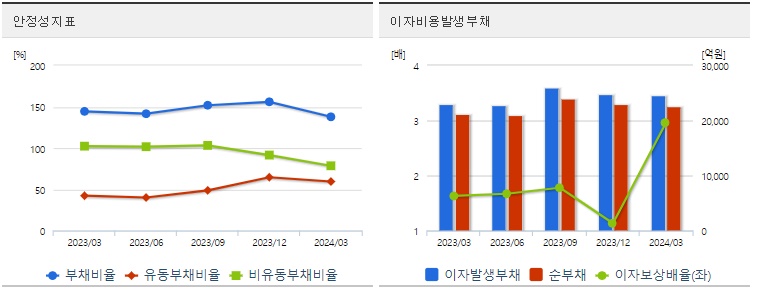 대한해운 분기 주가 안정성