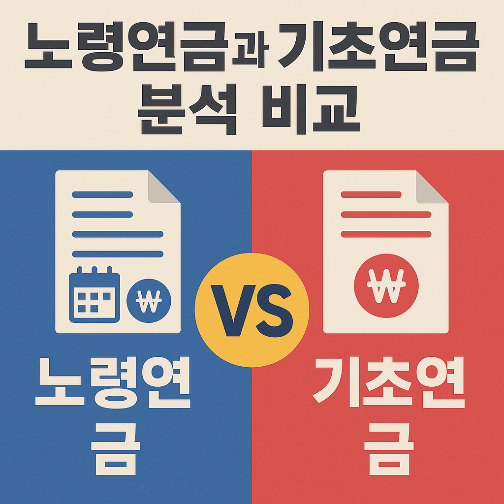 노령연금과 기초연금 분석비교 썸네일