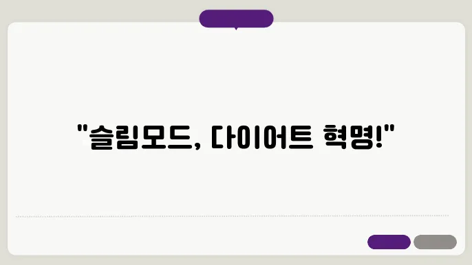 슬림모드 라이트카페 다이어트 효과와 내돈내산 후기 가격 복용법 리뷰