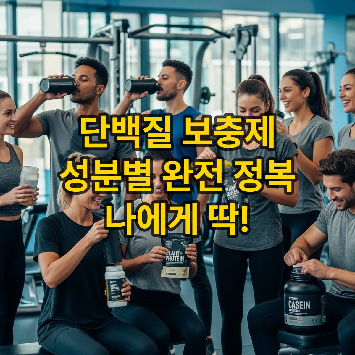 타이틀썸네일_단백질 보충제, 당신에게 맞는 건? 성분별 심층 비교 및 똑똑하게 고르는 법