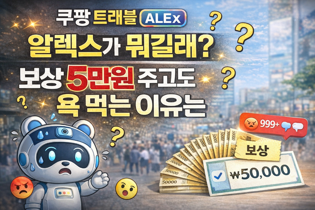 쿠팡 트래블 알렉스 5만원 보상, 왜 욕먹을까?