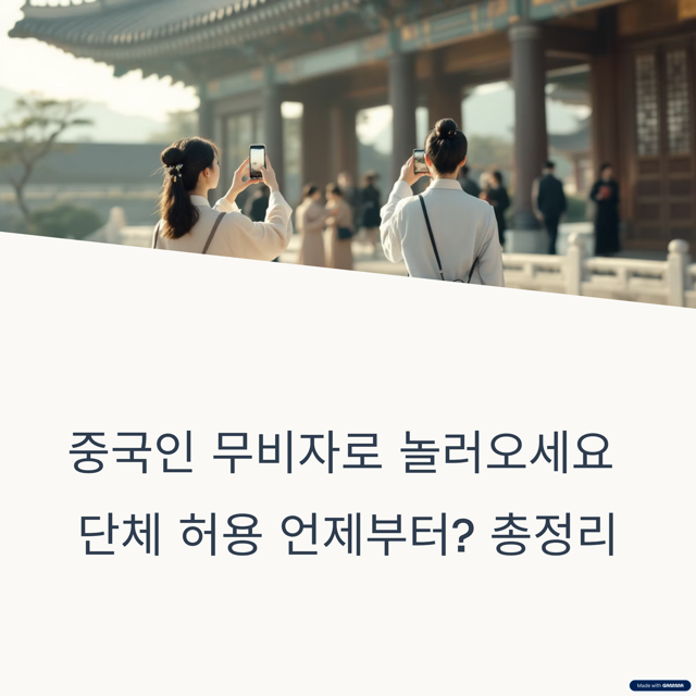 중국인광광객무비자