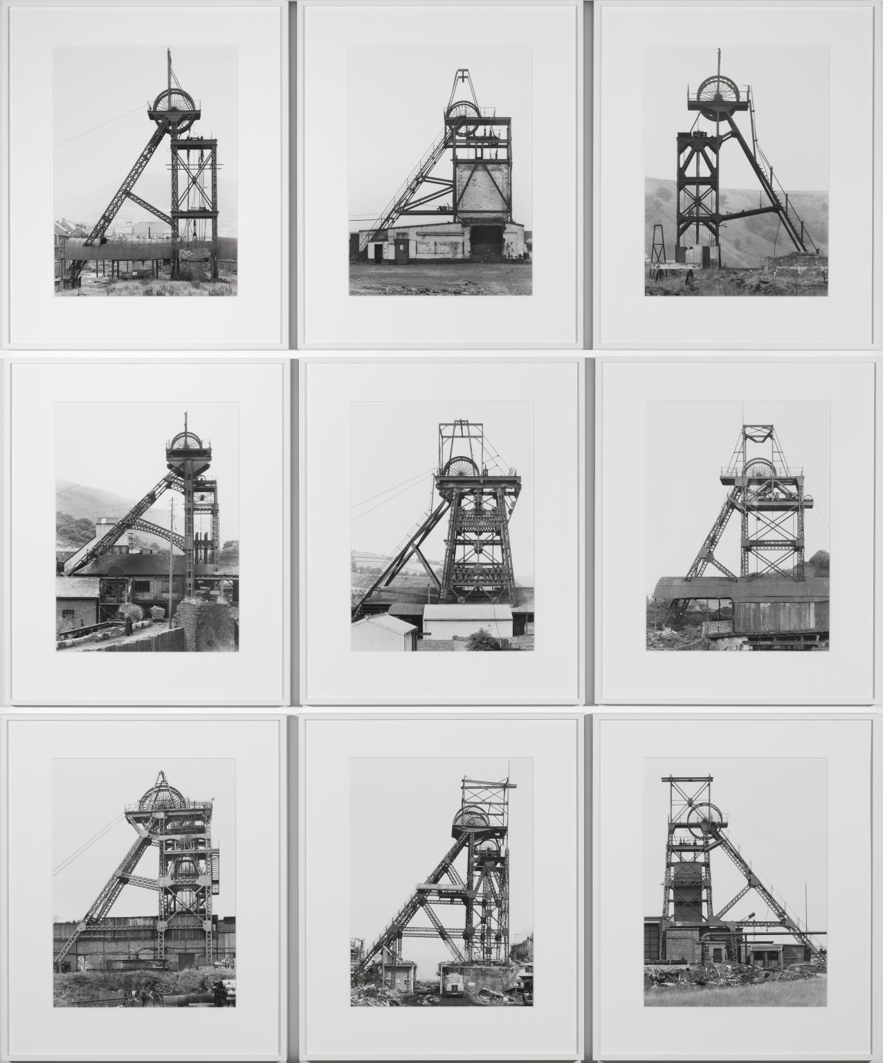 winding towers by Bernd&Hilla Becher
