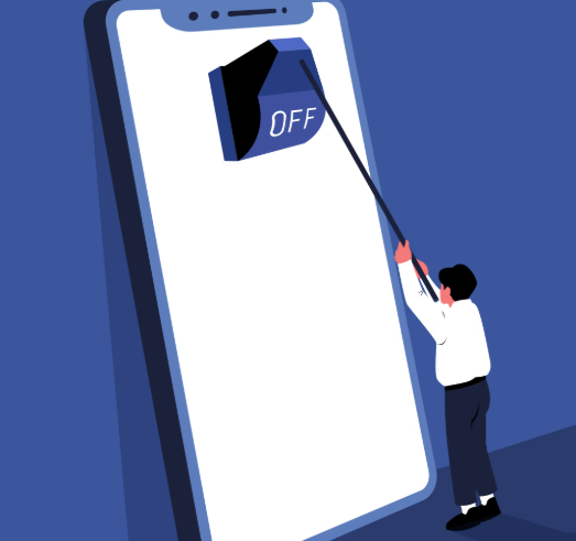 스마트폰 OFF라는 글자가 새겨진 디지털 디톡스 이미지=언플래쉬