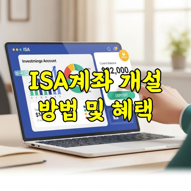 ISA계좌 개설 방법 및 혜택 총정리
