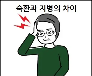 숙환과 지병의 차이